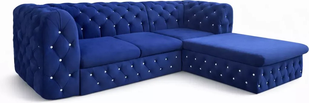 Elegancki i funkcjonalny narożnik Moet Light z funkcją spania dla komfortu i stylu 255x195 cm