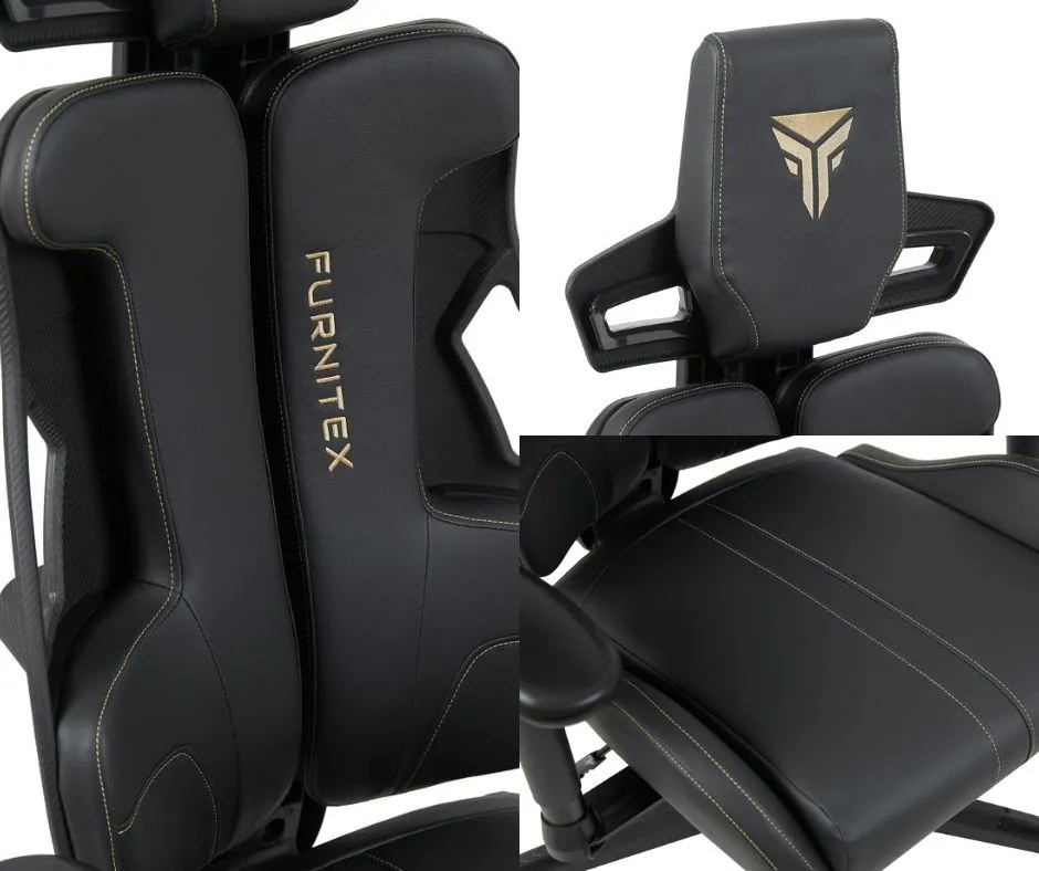 Czarny fotel do gamingu FB42-FX