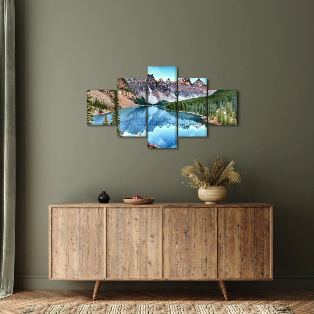 Obraz - Jezioro Morenowe (125x70 cm)