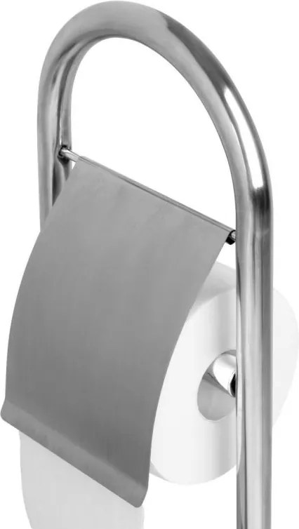 AQUAMARIN Wolnostojący zestaw WC 81 x 22 x 22 cm, srebrny