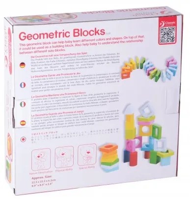 Układanka geometryczna klocki sorter classic world