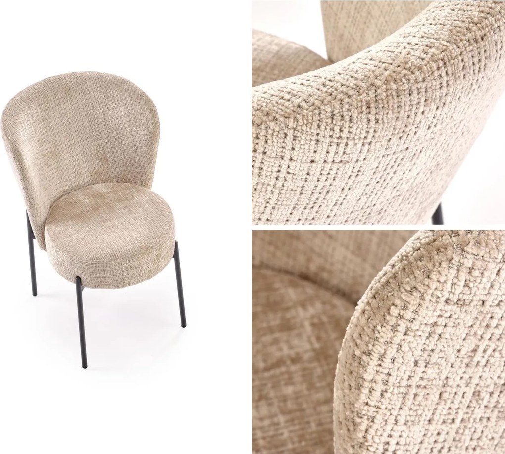 Eleganckie krzesło do jadalni K590 Halmar