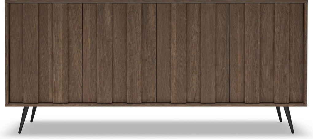 Komoda Flaro 183 cm z oświetleniem - dąb dunin