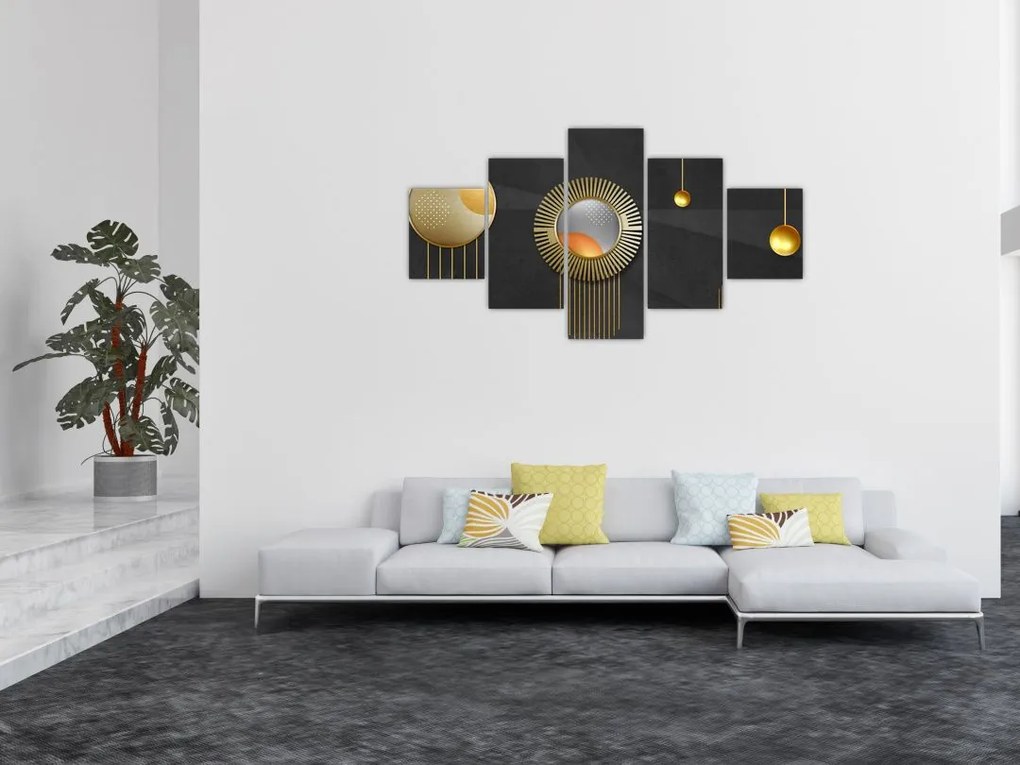 Obraz- Abstrakcja (125x70 cm)