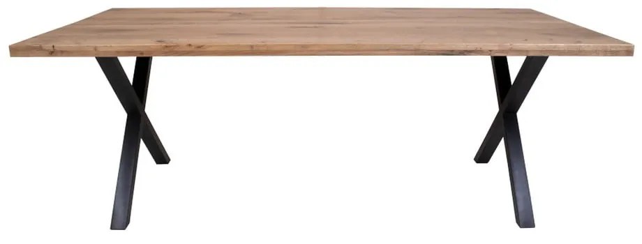 Stół z dębowego drewna House Nordic Montpellier Smoked Oiled Oak, 200x95 cm
