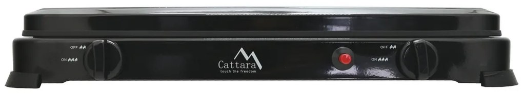 Cattara 13596 Kuchenka gazowa Traveler Family Duo,5,8 x 28 x 5,4 cm