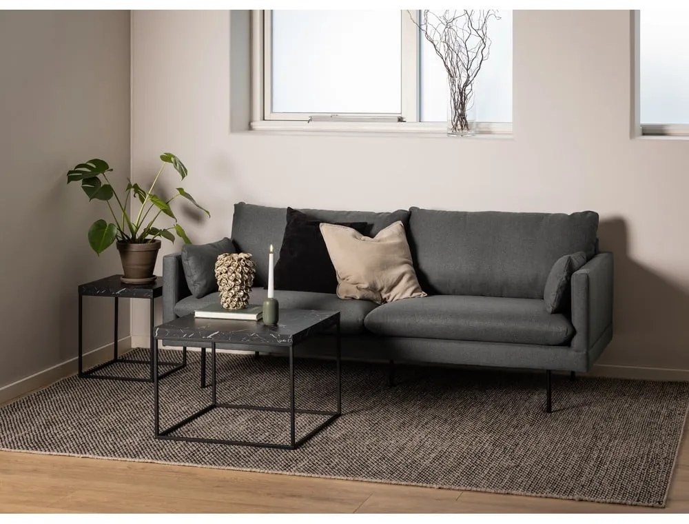 Stolik z blatem w dekorze marmuru 40x40 cm Barossa – Actona