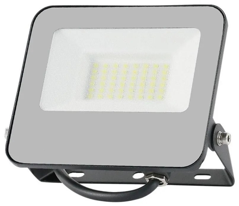 LED RGBW Ściemnialny naświetlacz LED/30W/230V IP65 szary + pilot