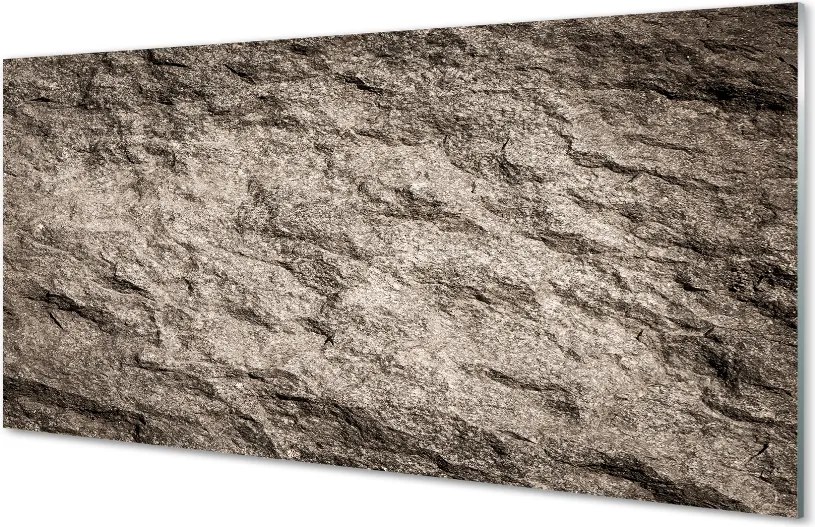 Szkło do Kuchni na Ścianę Abstrakcyjna Struktura Kamienia