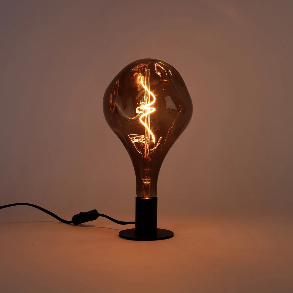 Żarówka LED E27 przyciemniana G168 brązowa 6W 150lm 1800K