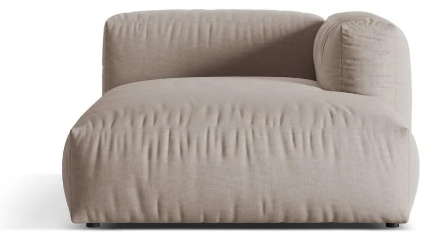 Beżowy moduł sofy (prawostronny) Martina – Micadoni Home
