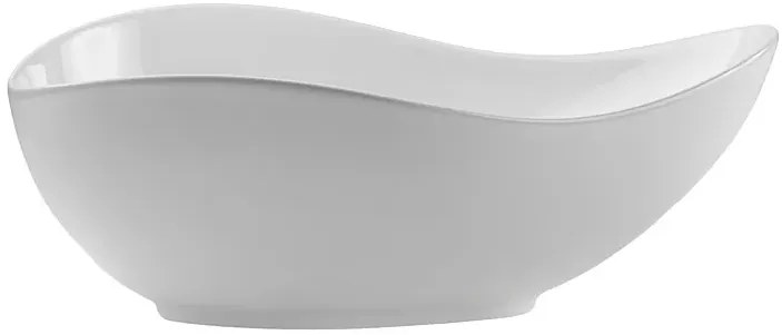 Umywalka biała ceramiczna kształcie o nieregularnym B2-S03