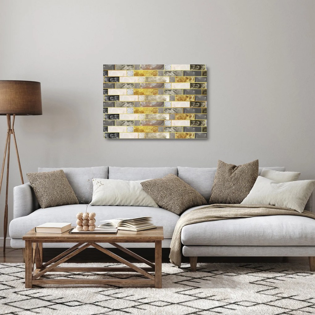 Obraz na szkle - Dekoracje z teksturami (70x50 cm)