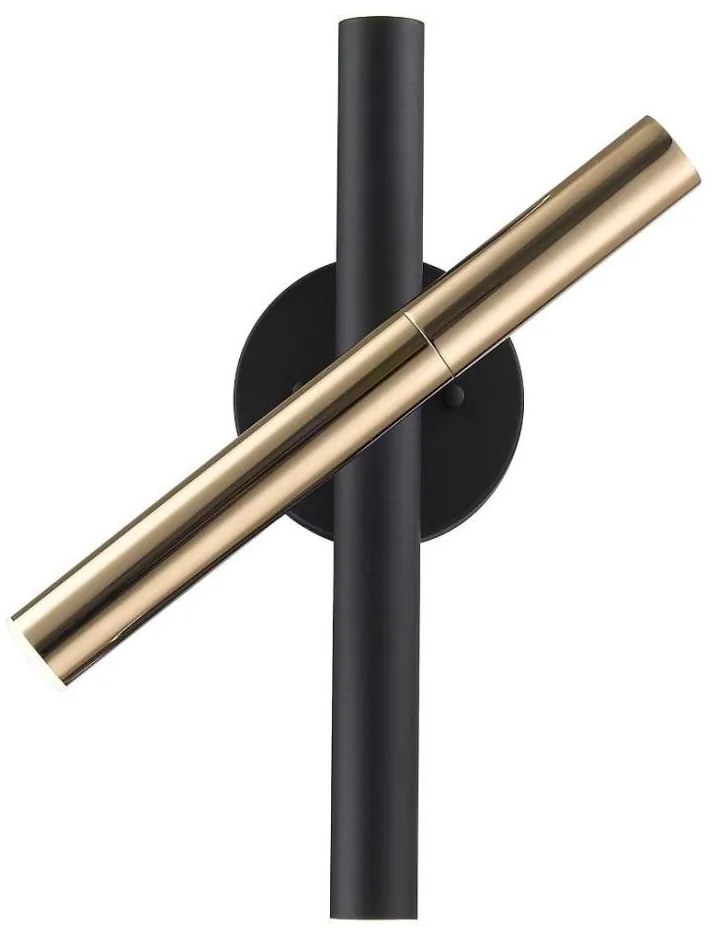 Zuma Line W0461-03N-P7SD - LED Kinkiet LOYA 3xLED/5W/230V czarny/mosiądz