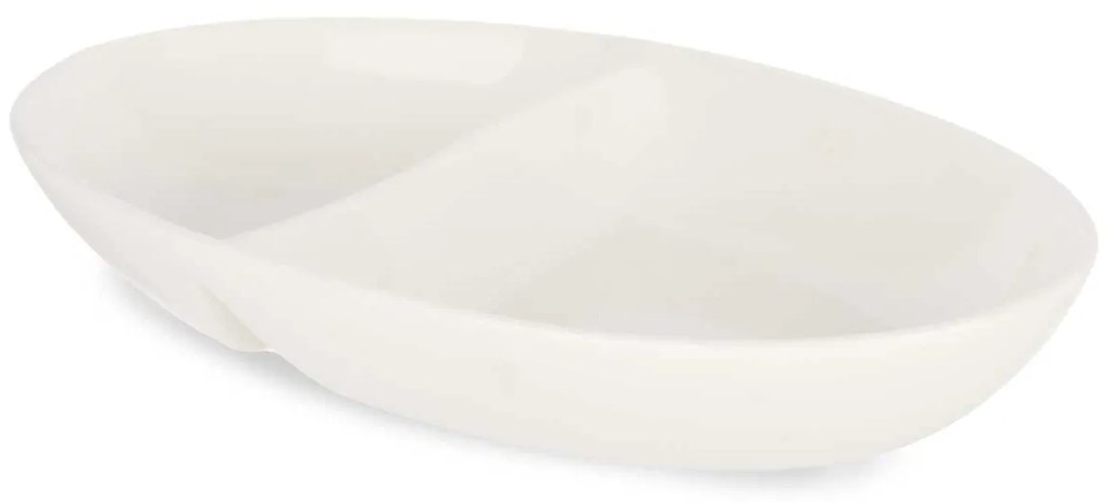 Talerz na przekąski porcelanowy OVAL, 12 x 20 x 3 cm