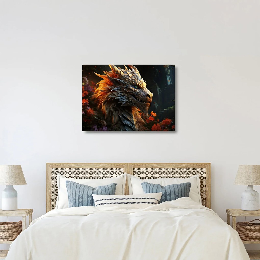 Obraz - Smok (70x50 cm)