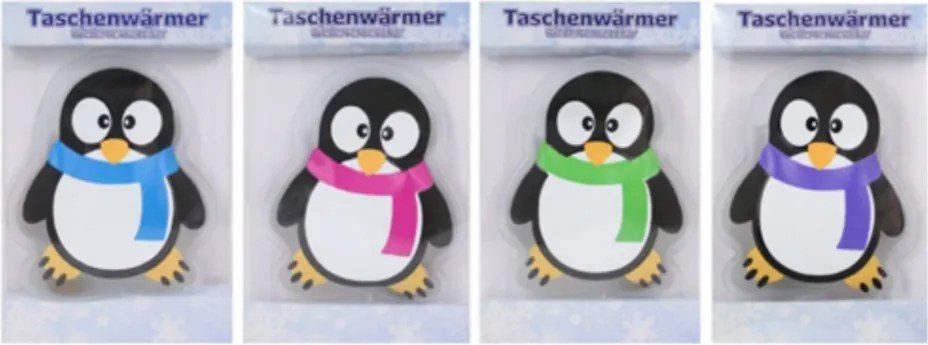 Grzejąca poduszka żelowa Penguin, zielony