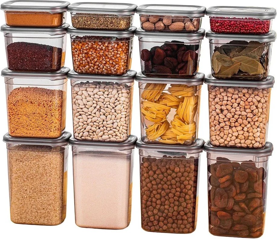 Pojemniki 16 szt. na żywność Fresco – Hermia