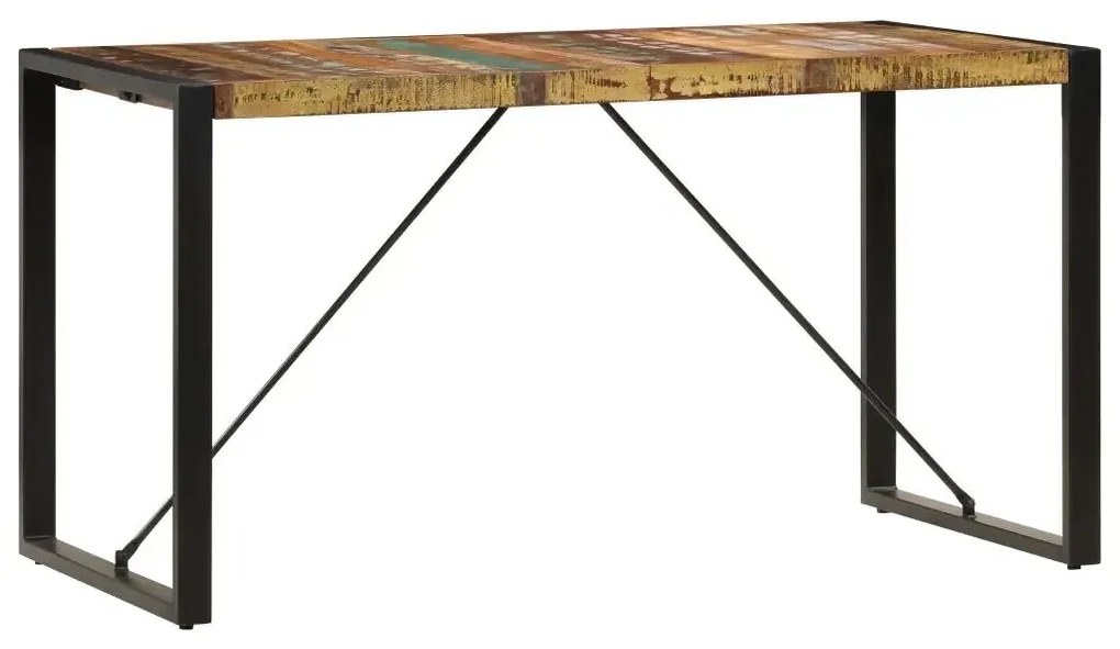 Wielokolorowy stół industrialny 70x140 – Fulo 2X