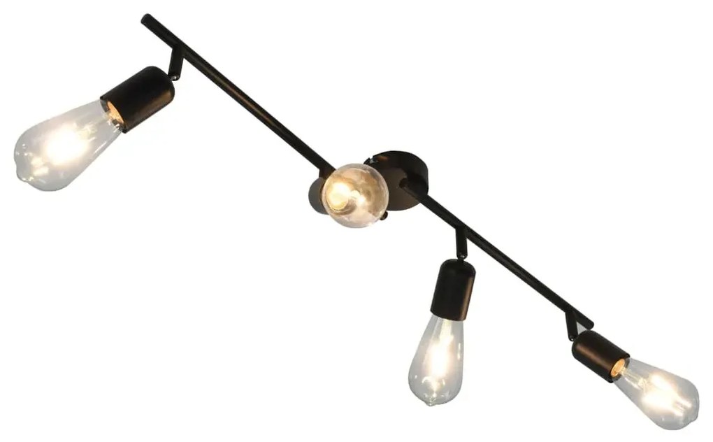 Czarna lampa sufitowa regulowana - EX222-Celix