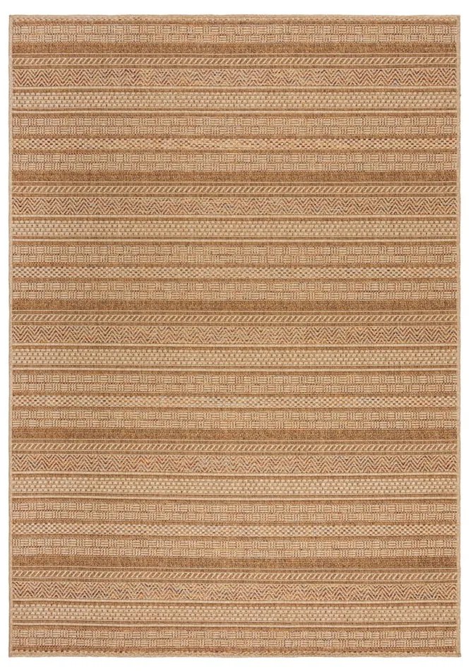 Dywan odpowiedni na zewnątrz w naturalnym kolorze 120x170 cm Farah Stripe – Flair Rugs