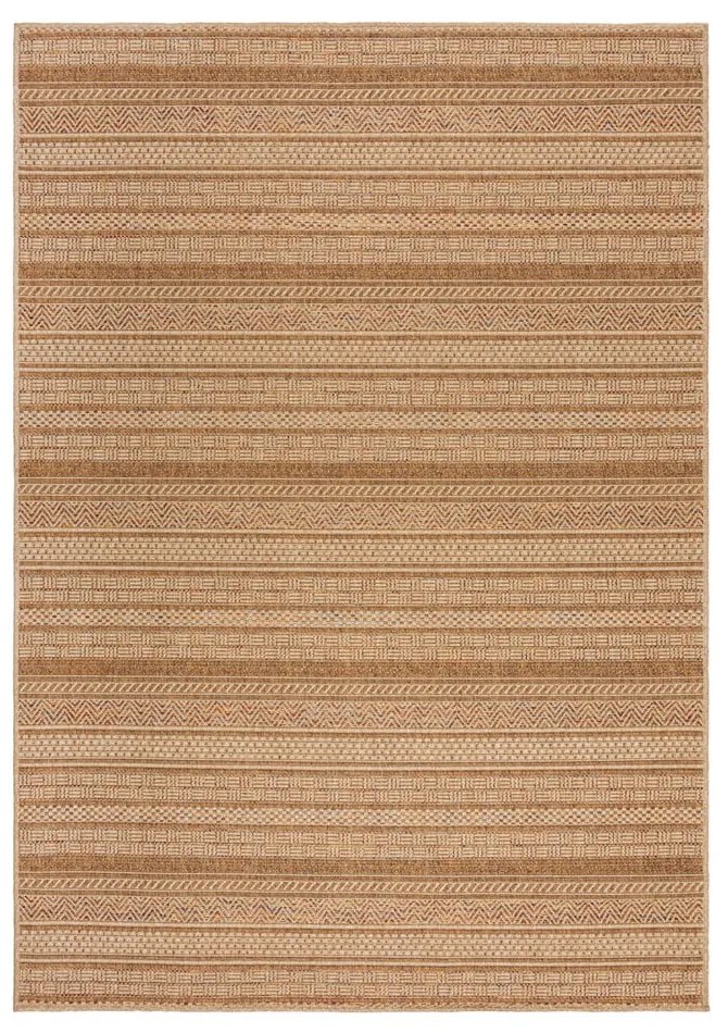 Dywan odpowiedni na zewnątrz w naturalnym kolorze 200x290 cm Farah Stripe – Flair Rugs