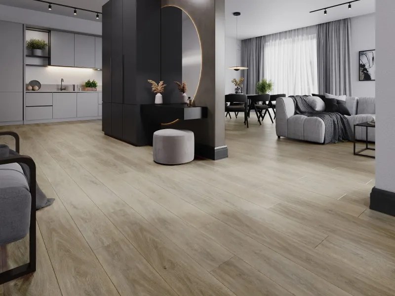 Mexen Parkland panele winylowe 1240 x 182 mm SPC 6,5 mm, podkład IXPE 1,5 mm, 4 V-Fuga, Dąb - F1024-1240-182-505-4V1-01