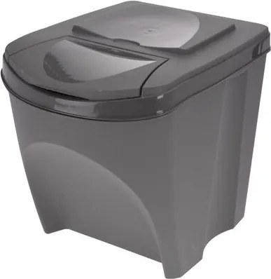 Kosz do segregacji śmieci Sortibox 25 l, 3 szt., szary