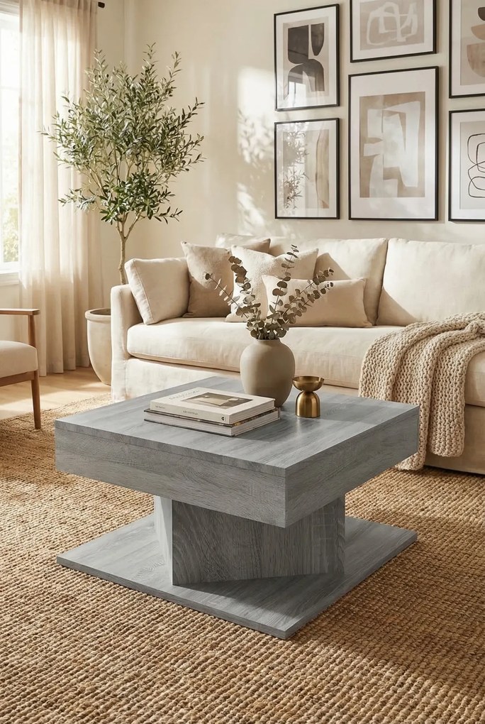 Szary nowoczesny stolik kawowy R2-T35