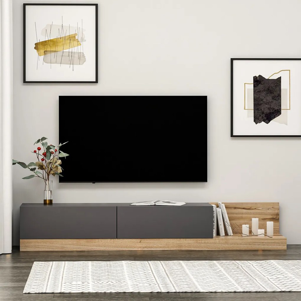 Stolik pod telewizor Major Anthracite