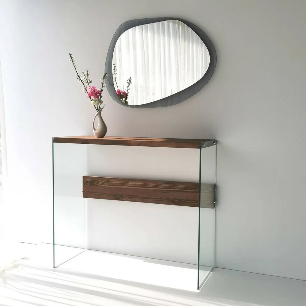 Lustro Aqua Fume 55 x 75 cm