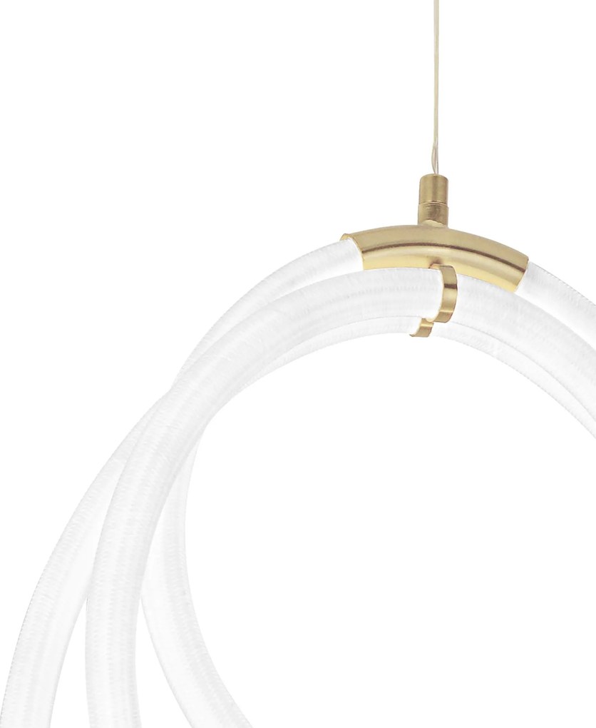 LAMPA WISZĄCA LED G016-CP ZŁOTA
