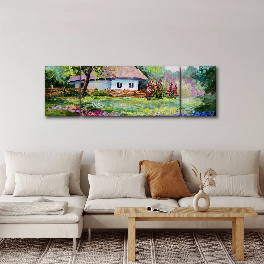 Obraz - Domek (170x50 cm)