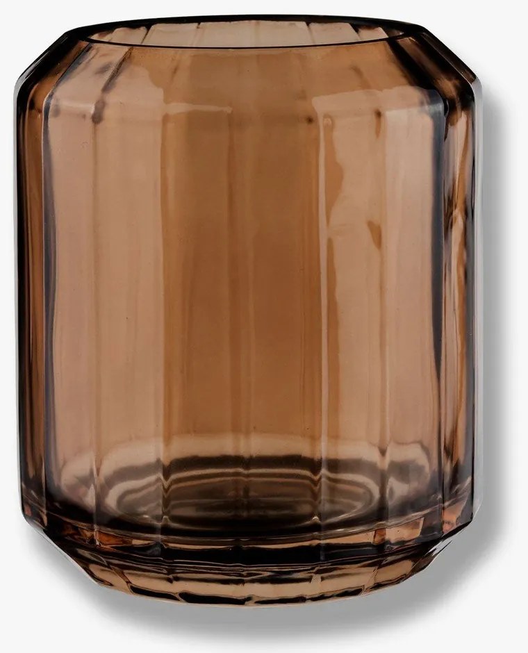 Brązowy szklany kubek na szczoteczki do zębów Vision – Mette Ditmer Denmark