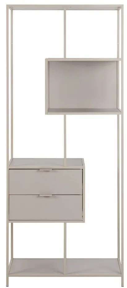 Szary regał 77x185x35 cm Seaford – Actona