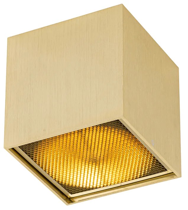 Designerski reflektor złoty - Box HoneyDesignerski Oswietlenie wewnetrzne