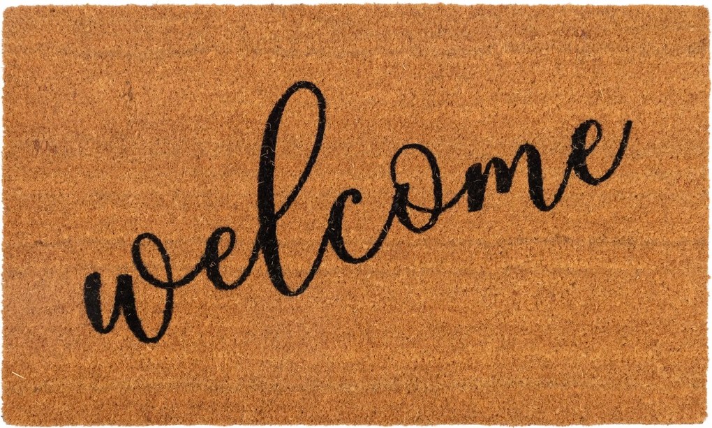 Wycieraczka Kokosowa 40x60 cm Welcome dekoracyjne antypoślizgowa pod Drzwi