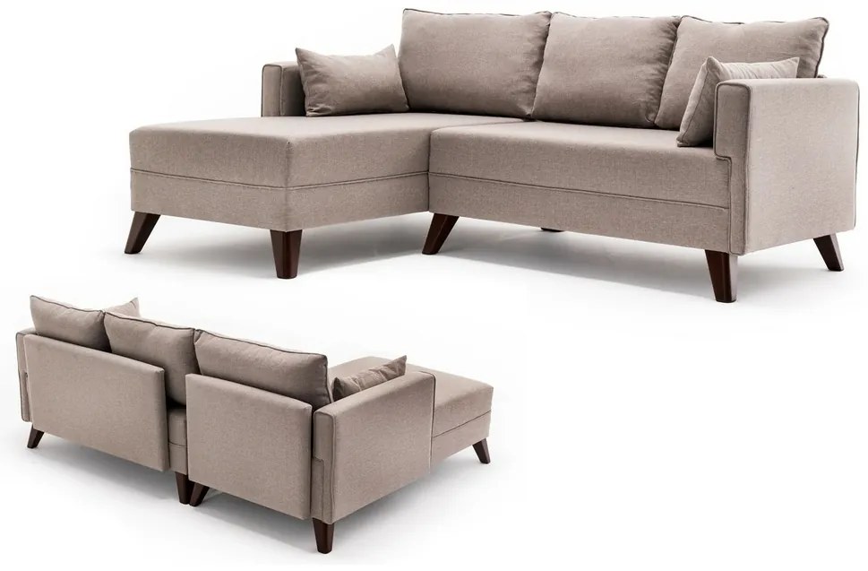 Sofa narożna Bella Narożnik Lewy 2 Kremowy