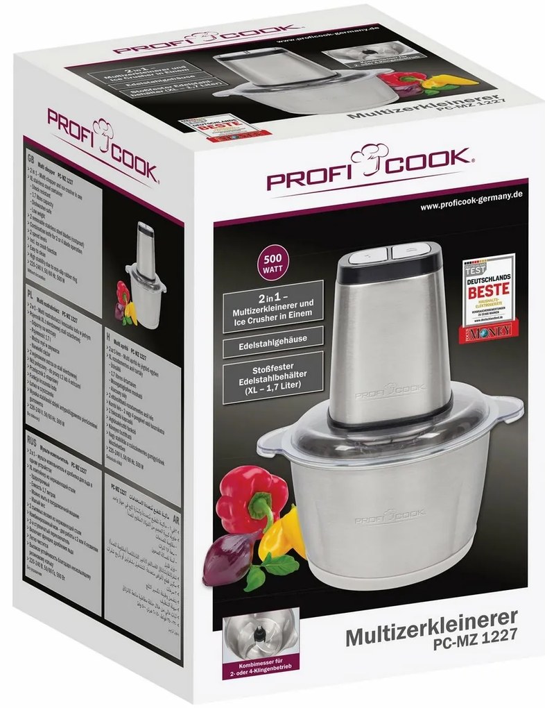 ProfiCook MZ 1227 uniwersalny rozdrabniacz Chopper