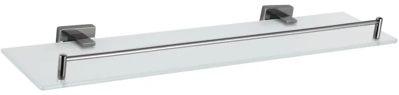Mexen Arno wisząca półka szklana, black chrome - 7020737-73