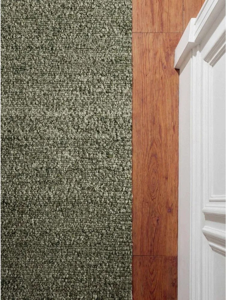 Zielony chodnik z materiału bouclé tkany ręcznie 80x200 cm Notting Hill Portobello – Ted Baker
