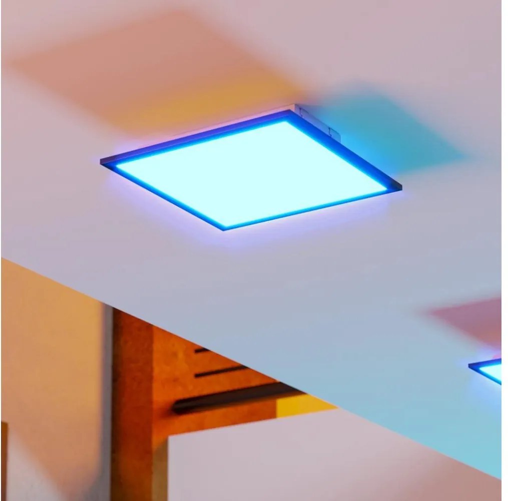 Eglo 901505-LED RGBW ściemnialna oprawa sufitowa MORADILLO-Z LED/14W/230V 30x30 cm czarna