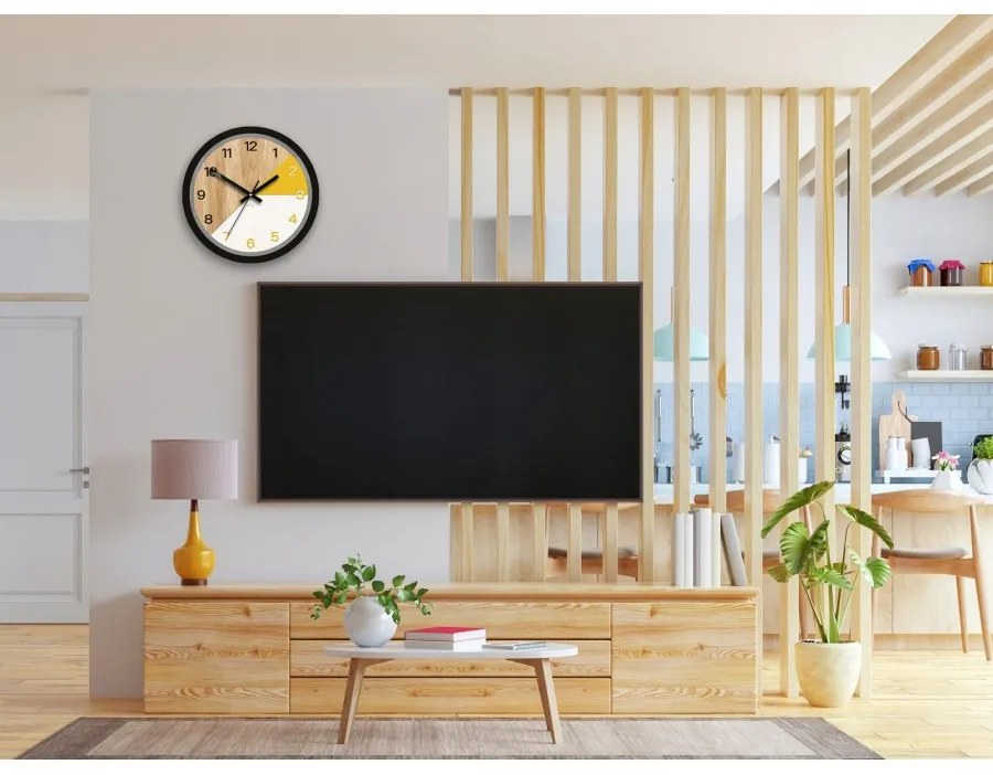 Zegar ścienny nowoczesny z cichym mechanizmem do salonu sypialni okrągły