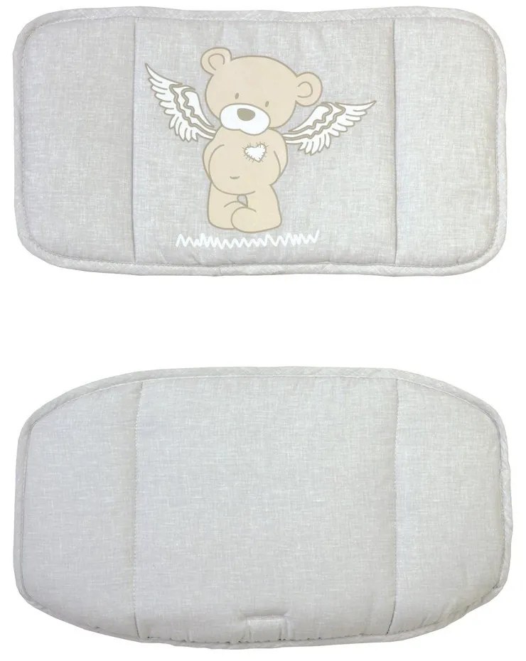 Szara wkładka do krzesełka do karmienia Heartbreakerbär – Roba