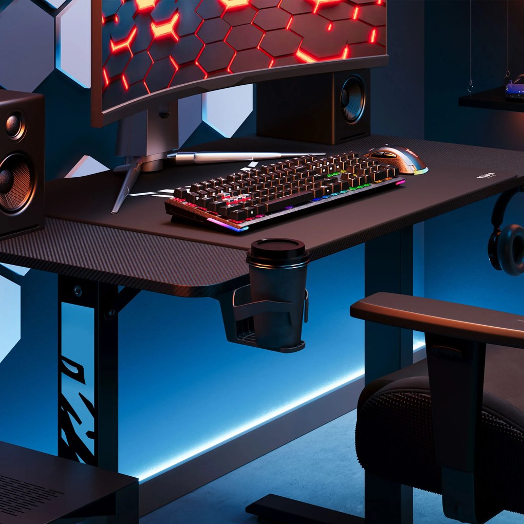 Biurko z regulacją wysokości Diablo X-Tensio 1100 czarne