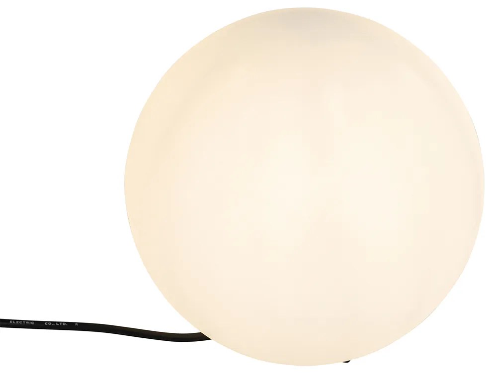 Nowoczesna lampa zewnętrzna biała 25 cm IP65 - Nura