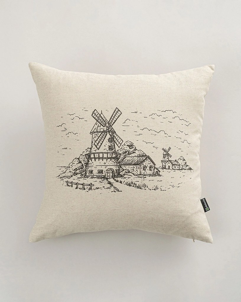 Poszewka na poduszkę Countryside Windmill 45x45 cm