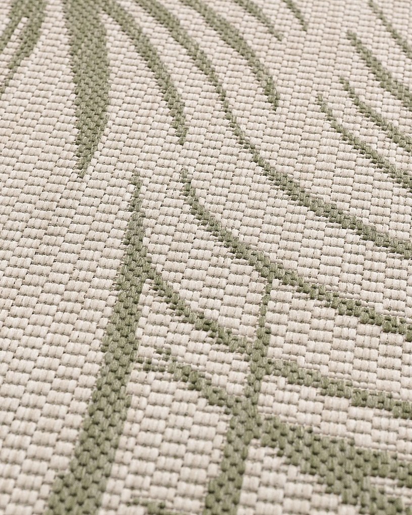Dywan Lineo beige/jungle green 120cm