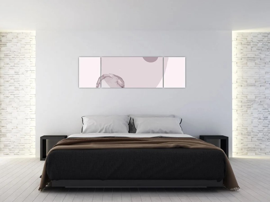 Obraz - Fioletowy minimalizm N⁰2 (170x50 cm)