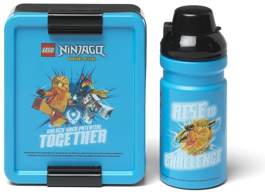 Pojemnik śniadaniowy dla dzieci z butelką Ninjago – LEGO®